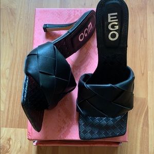 EGO quilted chic heels
